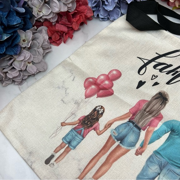 Eco-Friendly Family of Four Folding Tote Bag - Picture 12 of 16